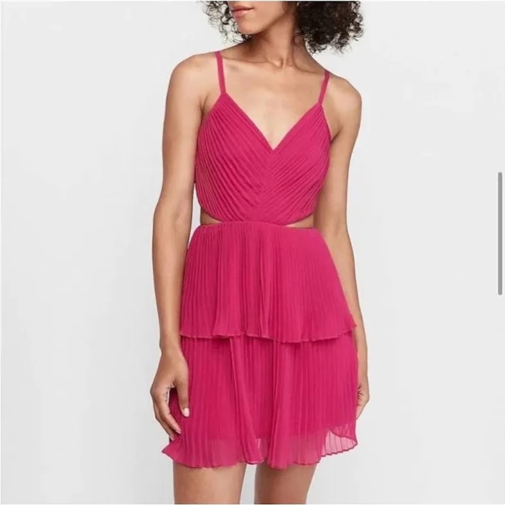 Express pleated, backless, oh so sexy party dress! NWT $25